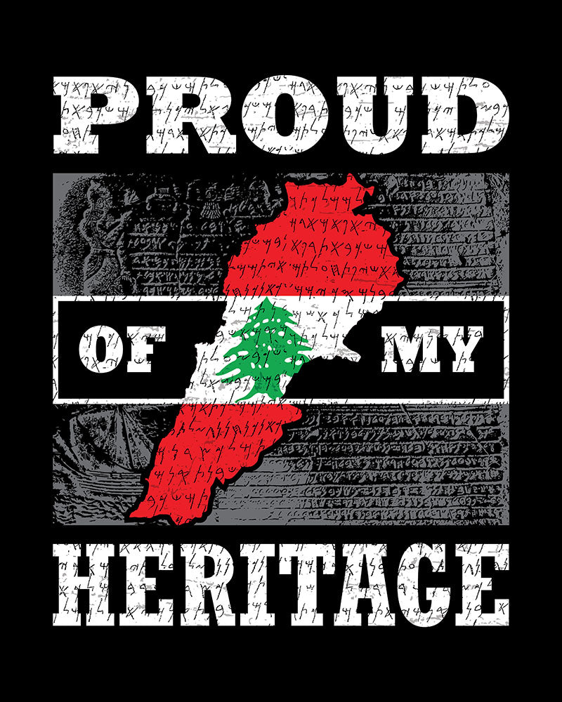 Proud of my Heritage - Lebanon Unisex T-shirt