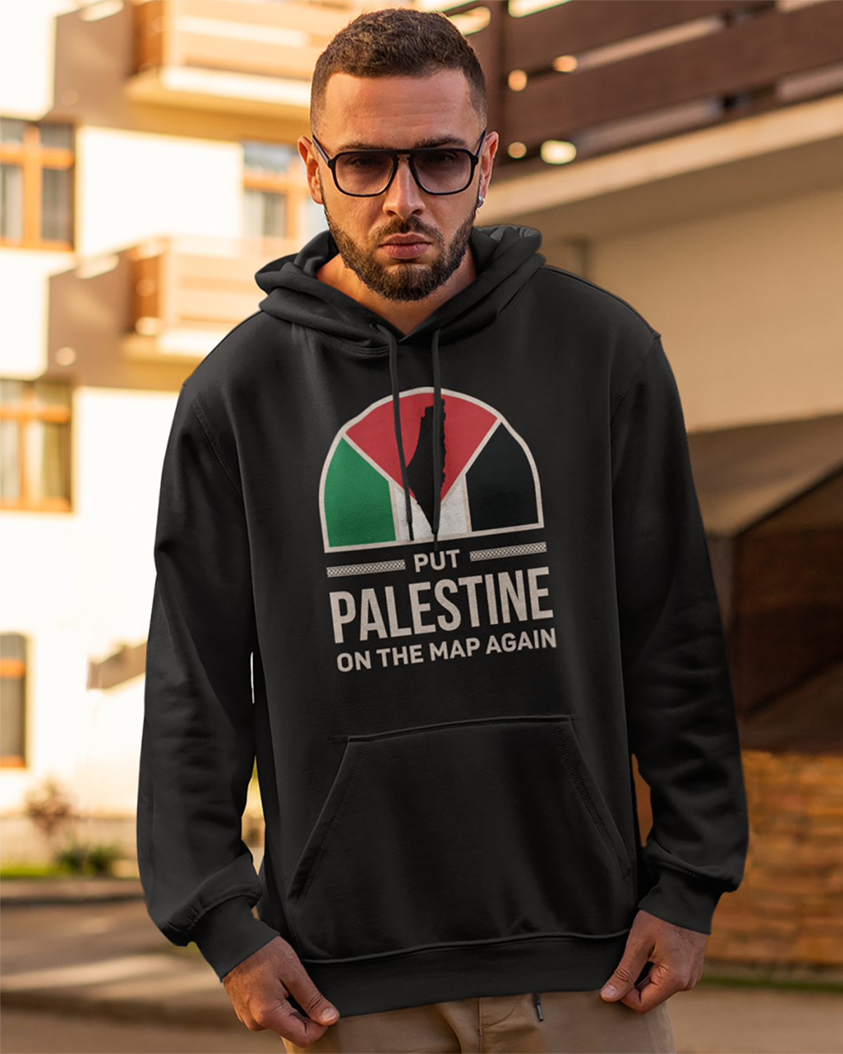 Put Palestine On The Map Again - Unisex Hoodie