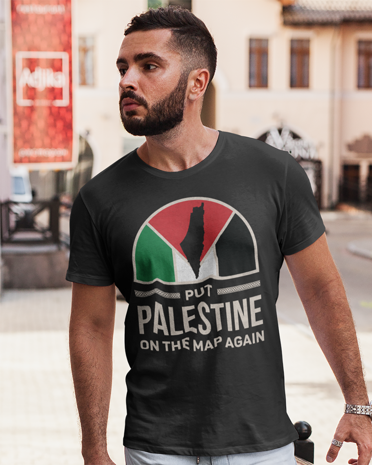 Put Palestine On The Map Again - Unisex T-shirt