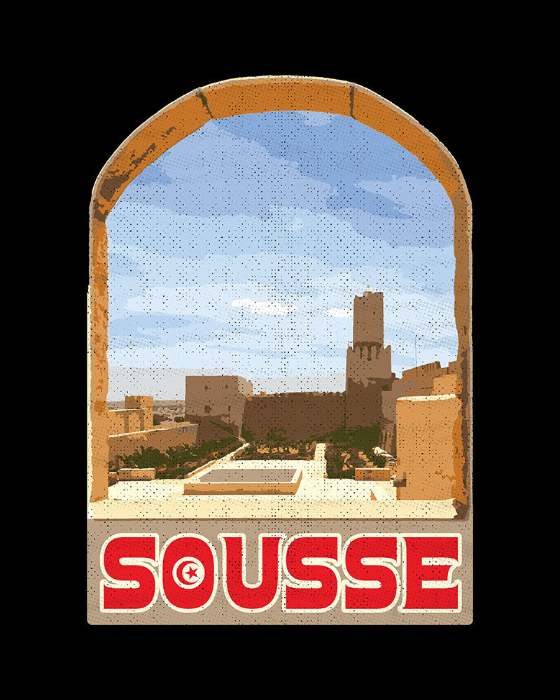 Ville tunisienne - Médina de Sousse T-shirt unisexe