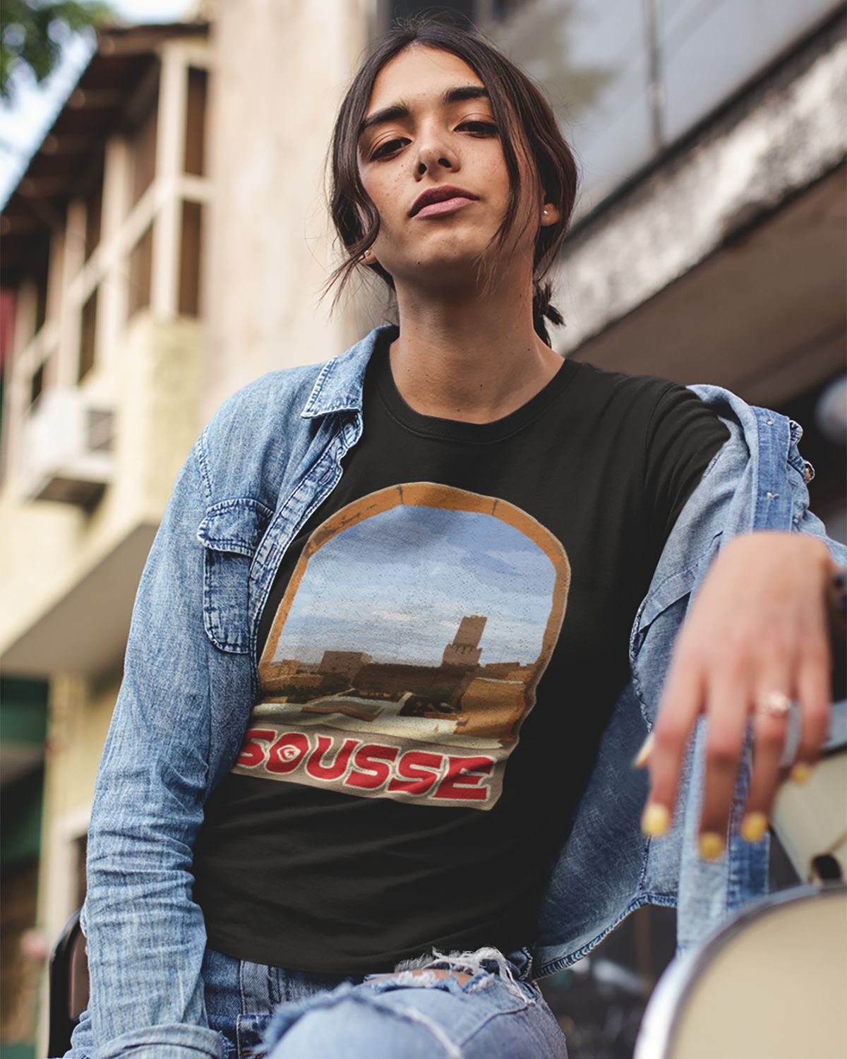 Tunesische Stadt - Sousse Medina Unisex T-Shirt