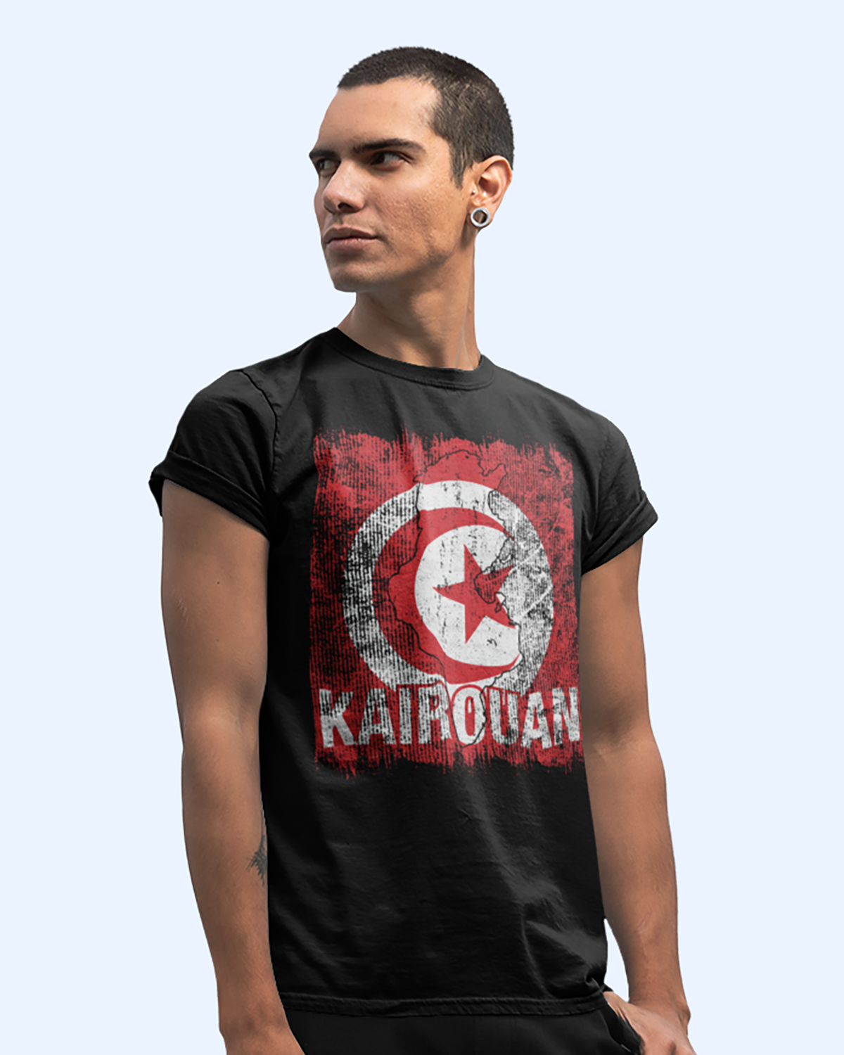 Tunisia Flag & City - Tabarka Unisex T-shirt