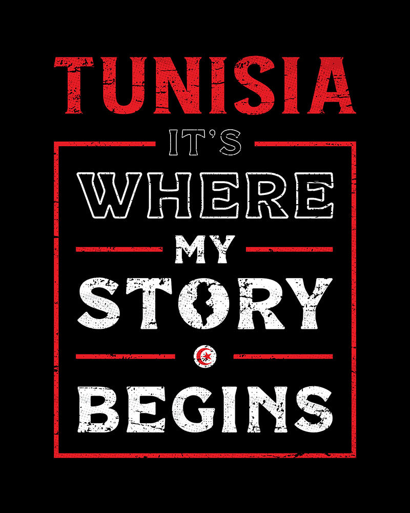 Tunisie. C'est là que commence mon histoire - T-shirt unisexe