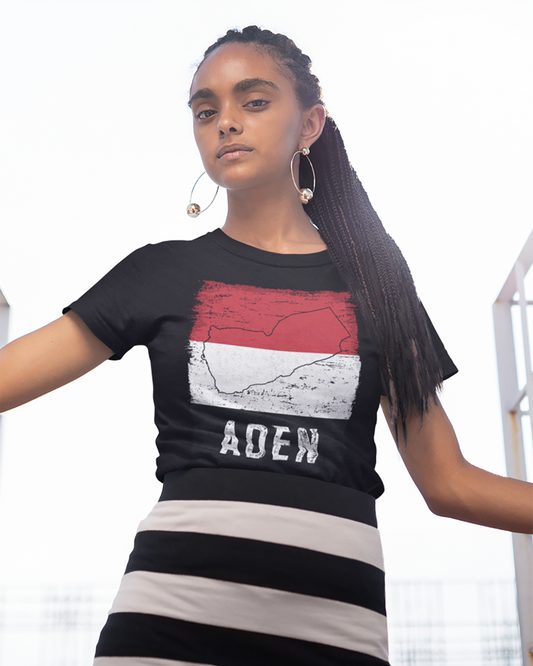 Yemen Flag & City - Aden Unisex T-shirt