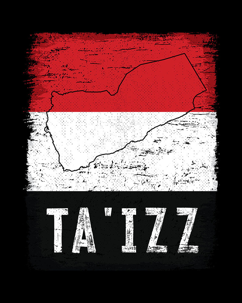 Yemen Flag & City - Ta'izz Unisex T-shirt