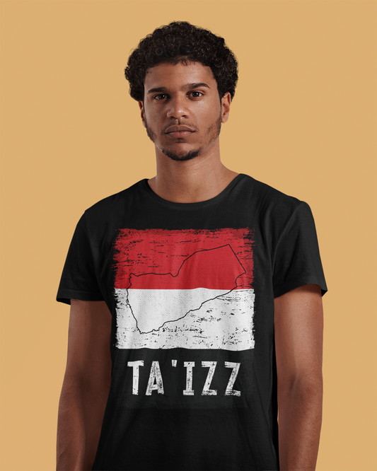 Yemen Flag & City - Ta'izz Unisex T-shirt