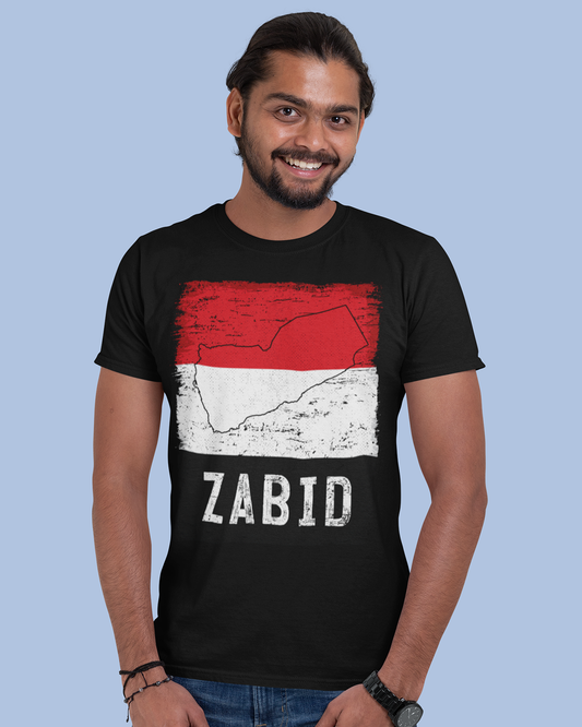 Yemen Flag & City - Zabid Unisex T-shirt