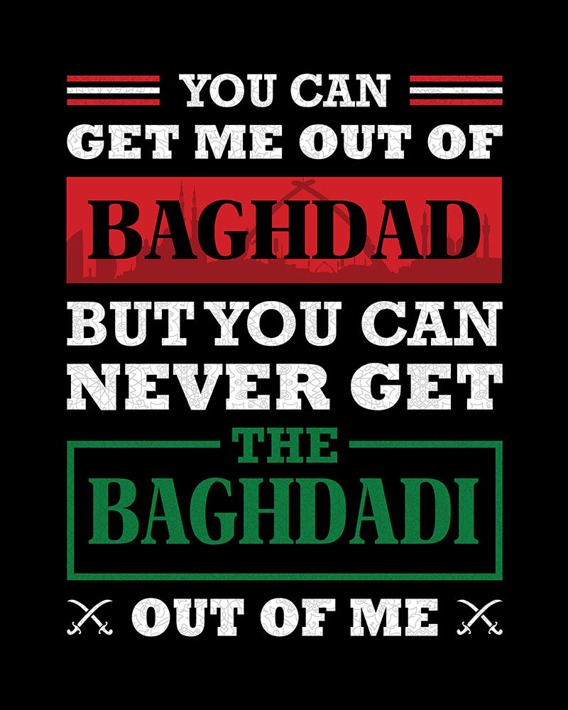 Iraqi Baghdadi Patriotic Quote Eco Tote Bag