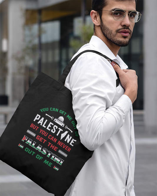 Citation patriotique palestinienne de Falastini Eco Tote Bag