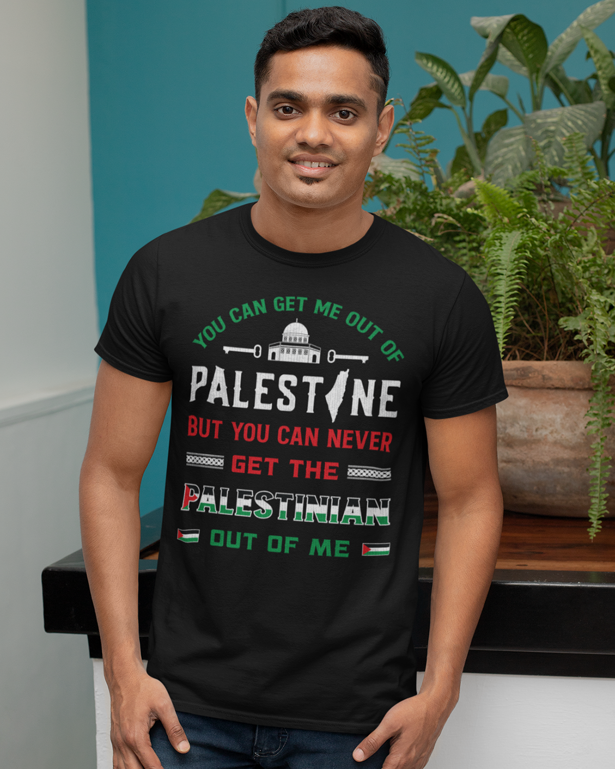 Citation patriotique palestinienne T-shirt unisexe