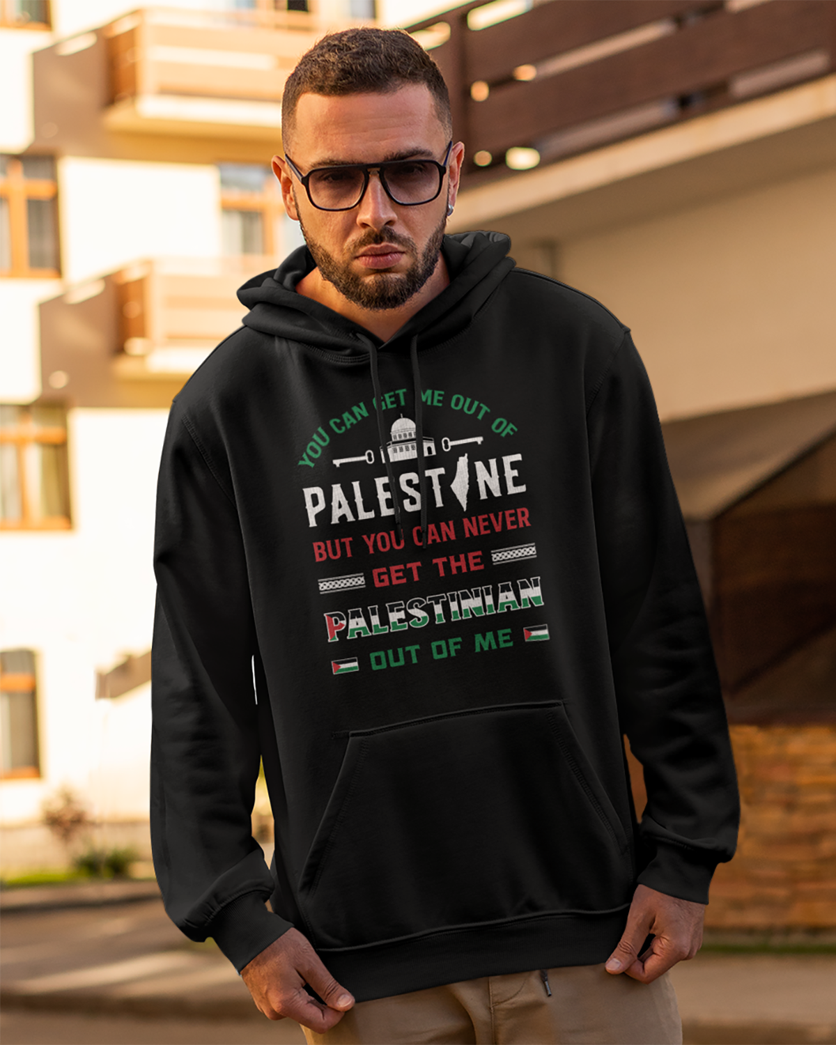 Palestinian Patriotic Quote Unisex Hoodie