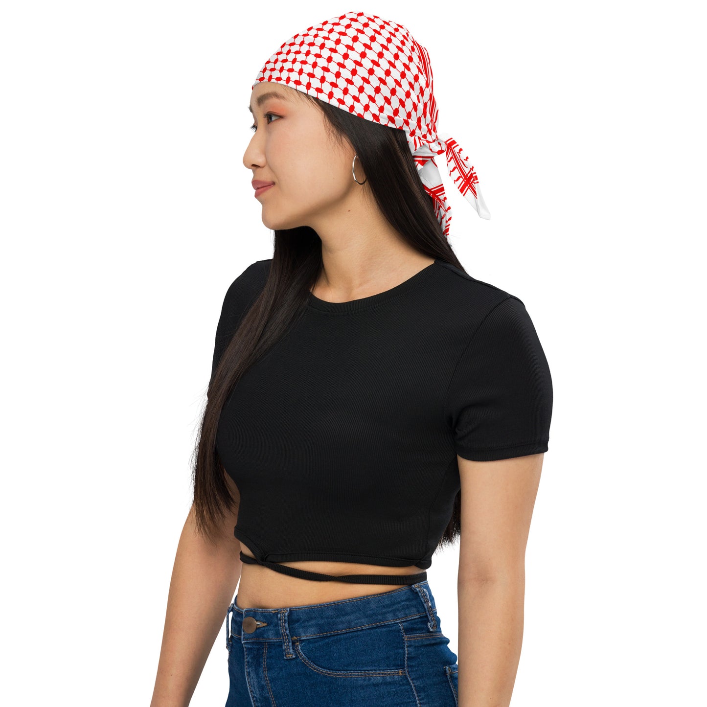 Red Kufiyah All-over Print Bandana
