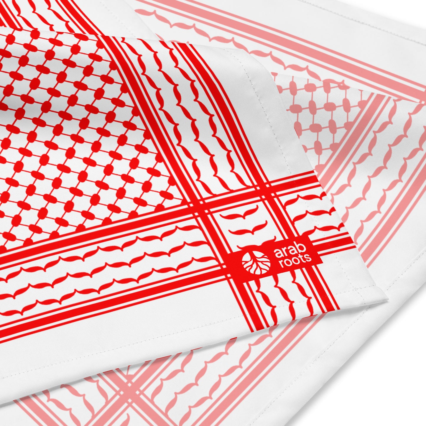 Red Kufiyah All-over Print Bandana