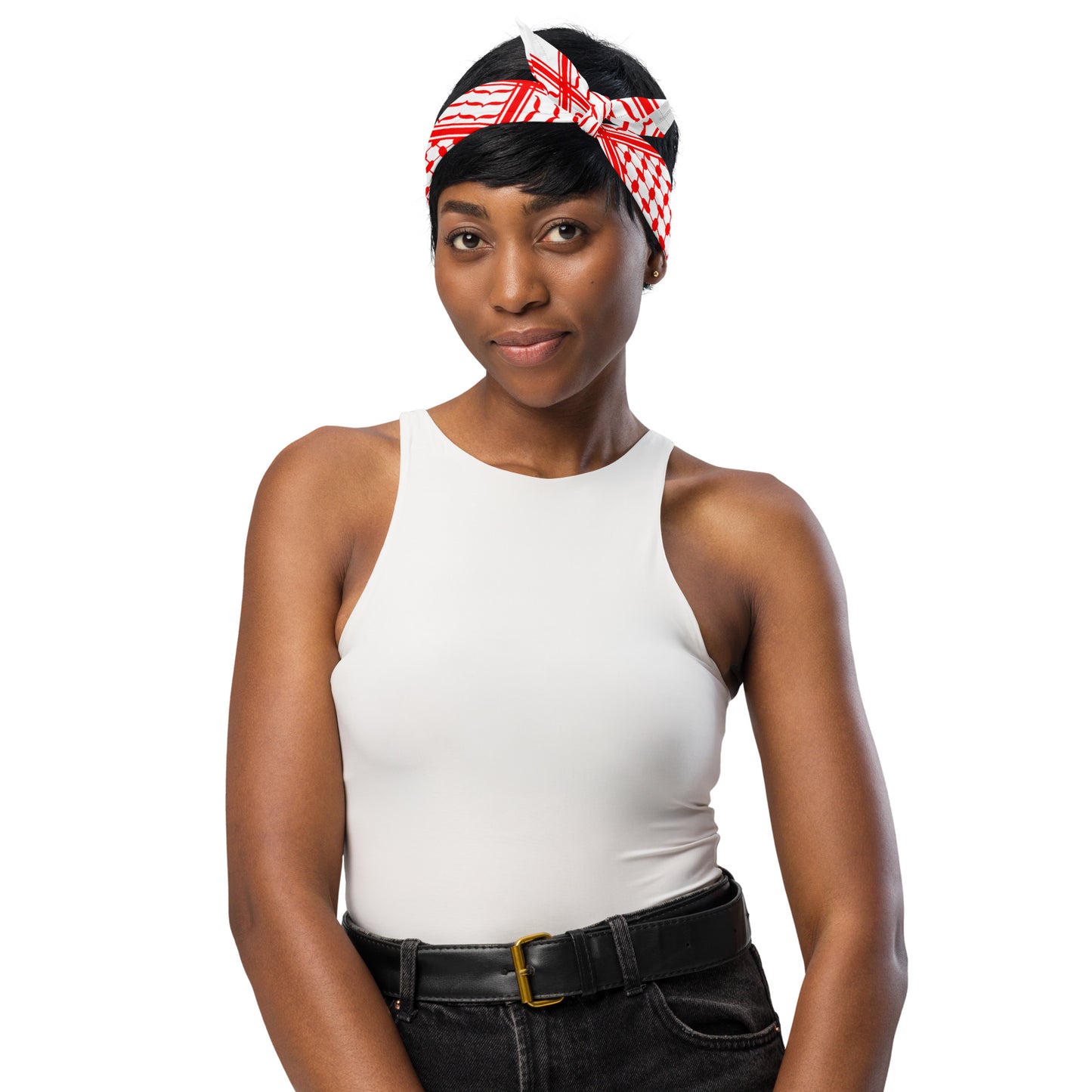 Red Kufiyah All-over Print Bandana