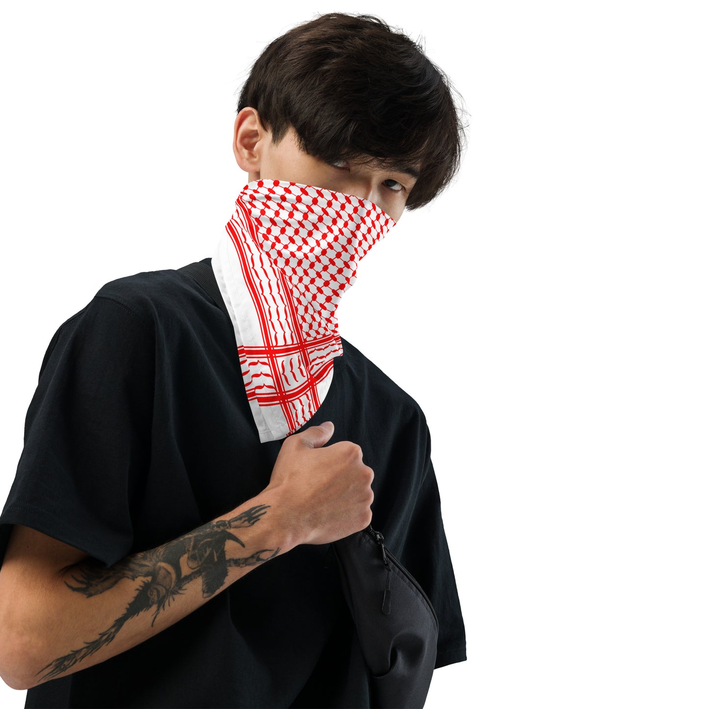 Red Kufiyah All-over Print Bandana