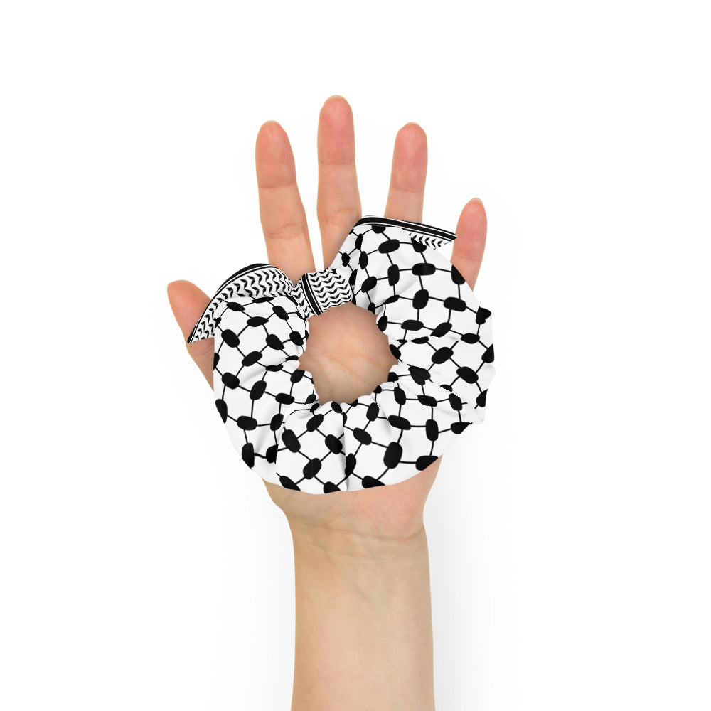 Palestinian Kufiyah Recycled Scrunchie