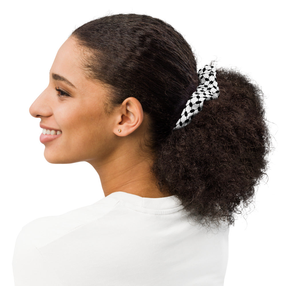 Palestinian Kufiyah Recycled Scrunchie
