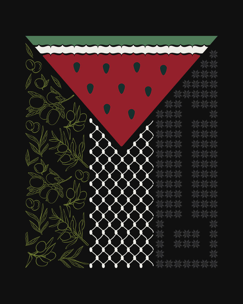 Palestine Flag Symbols Eco Tote Bag