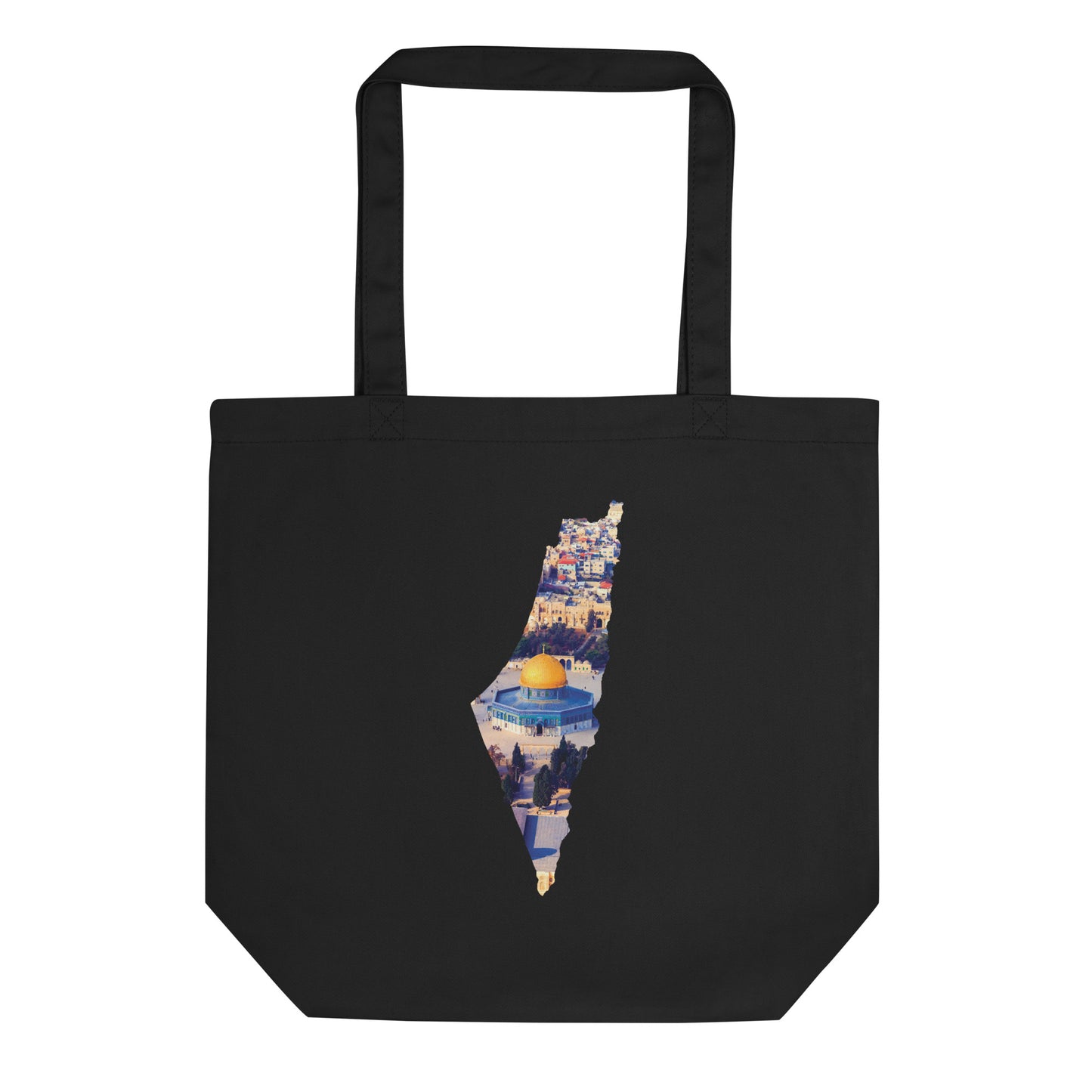 Palestine Map - Al-Quds Eco Tote Bag