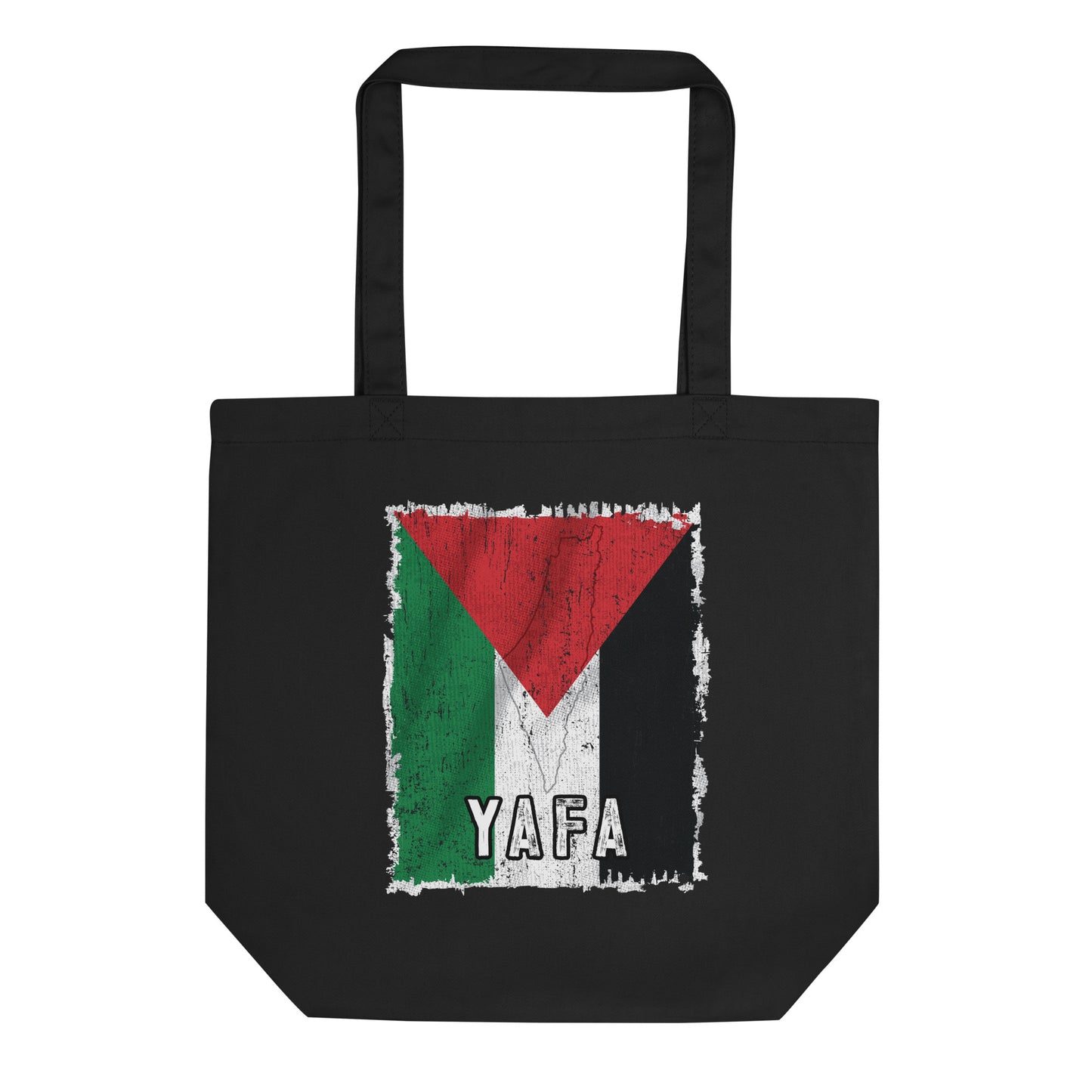 Palestine Flag & City - Yafa Eco Tote Bag