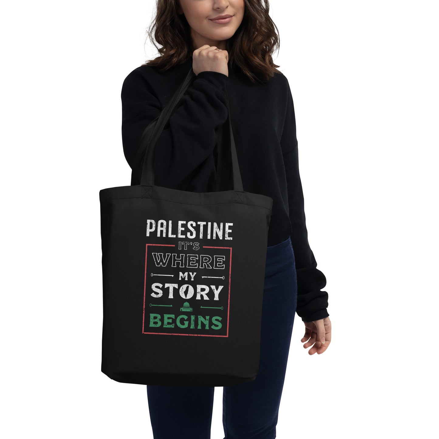 Palestine. It's Where My Story Begins - Eco Tote Bag