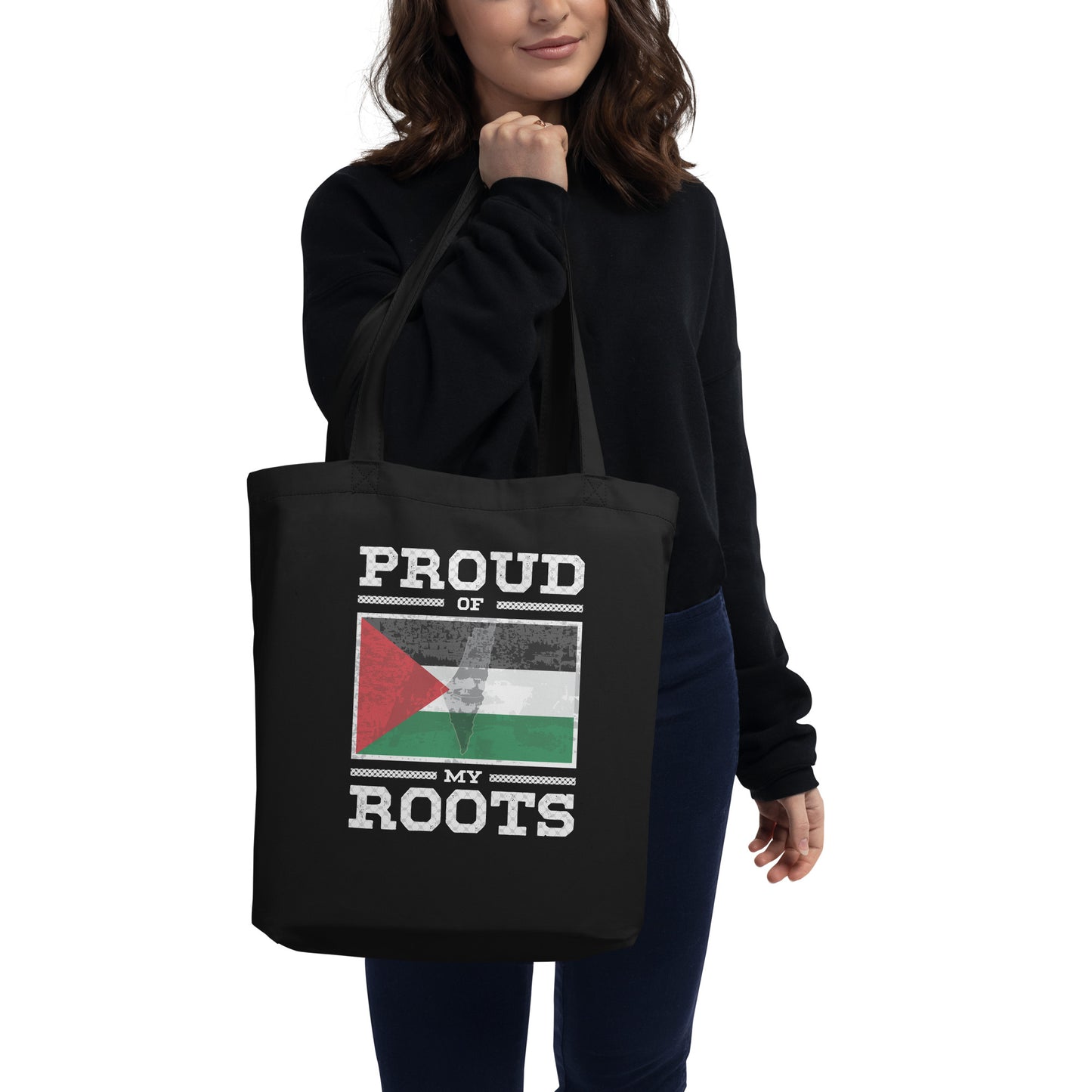 Proud of My Roots - Palestine Eco Tote Bag