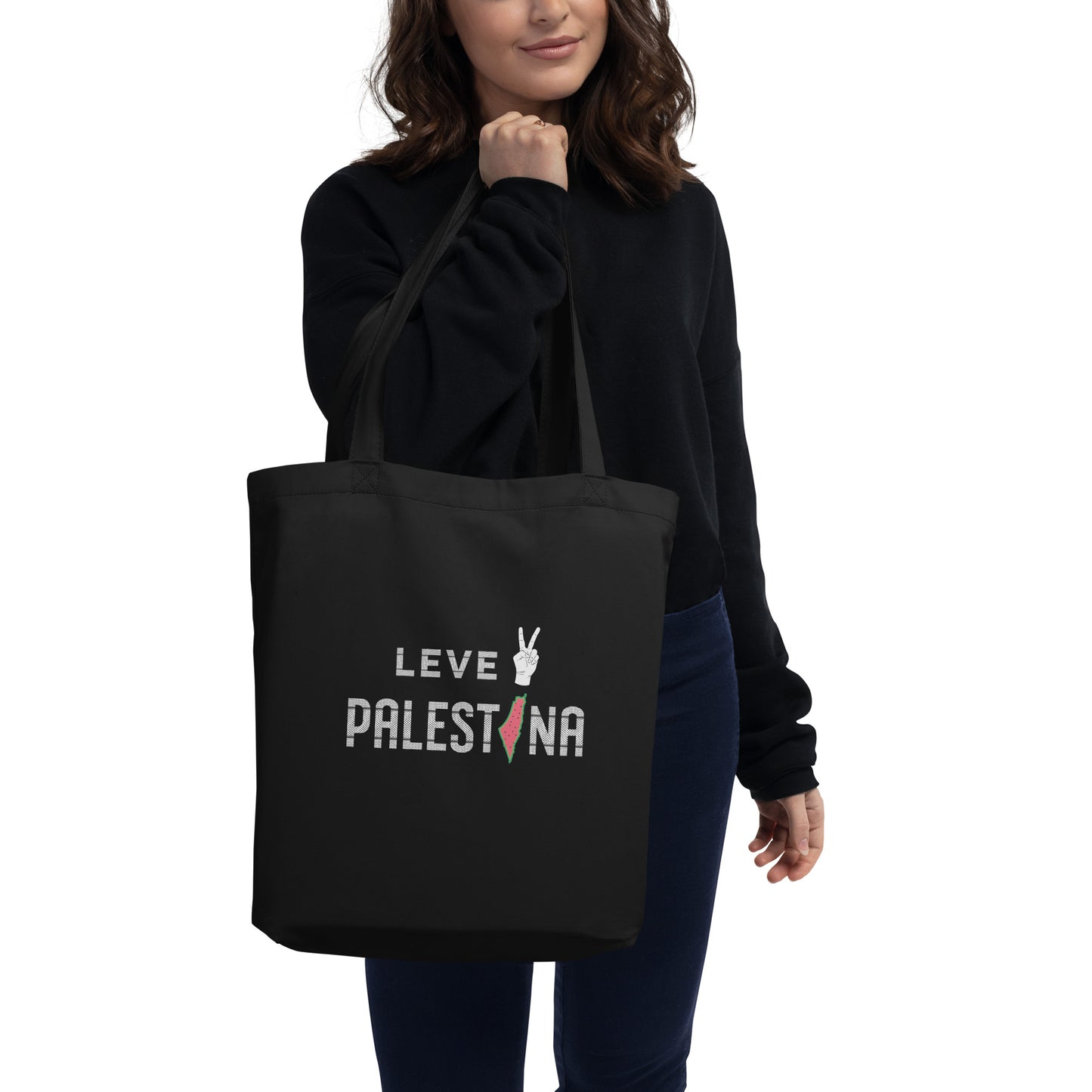 Leve Palestina - Kufiya Eco Tote Bag
