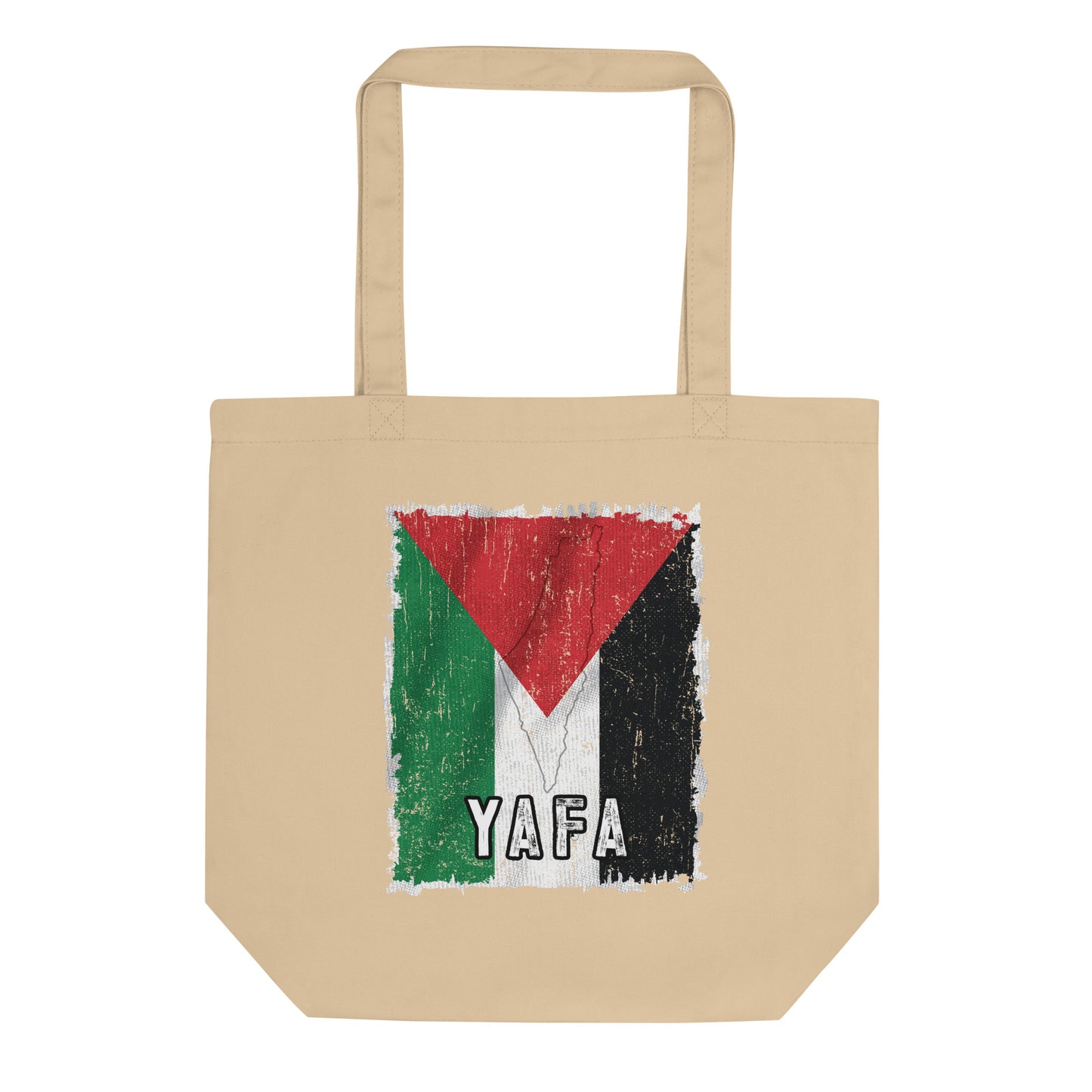 Palestine Flag & City - Yafa Eco Tote Bag