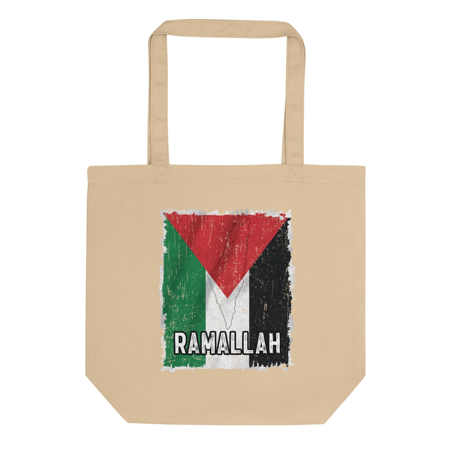 Palestine Flag & City - Ramallah Eco Tote Bag