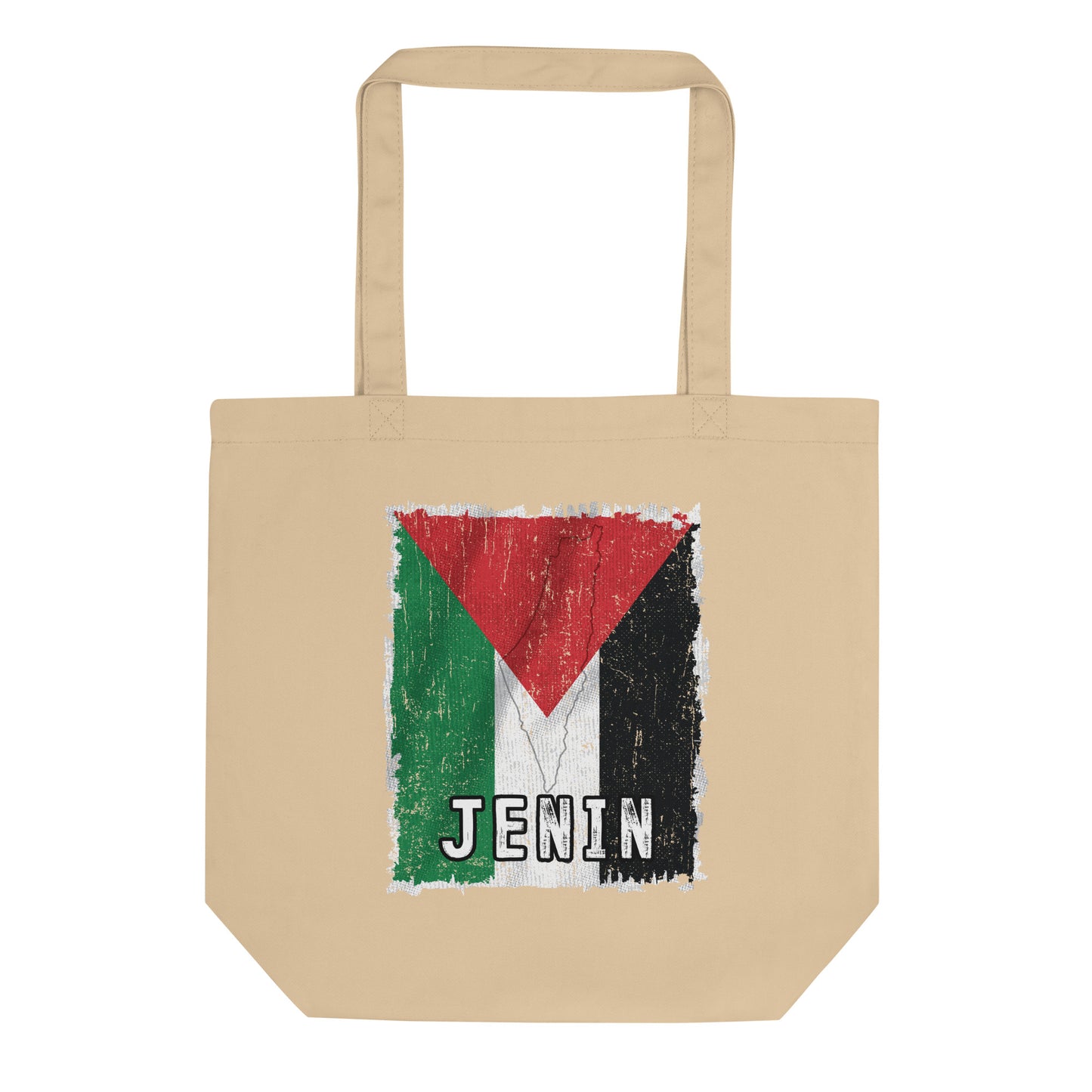 Palestine Flag & City - Jenin Eco Tote Bag