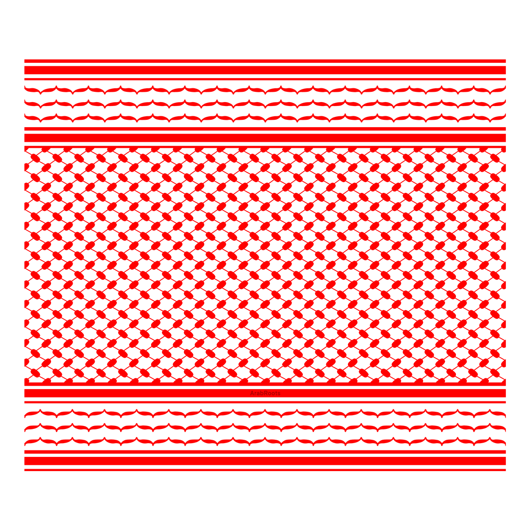 Red Kufiyah Stainless Steel Tumbler