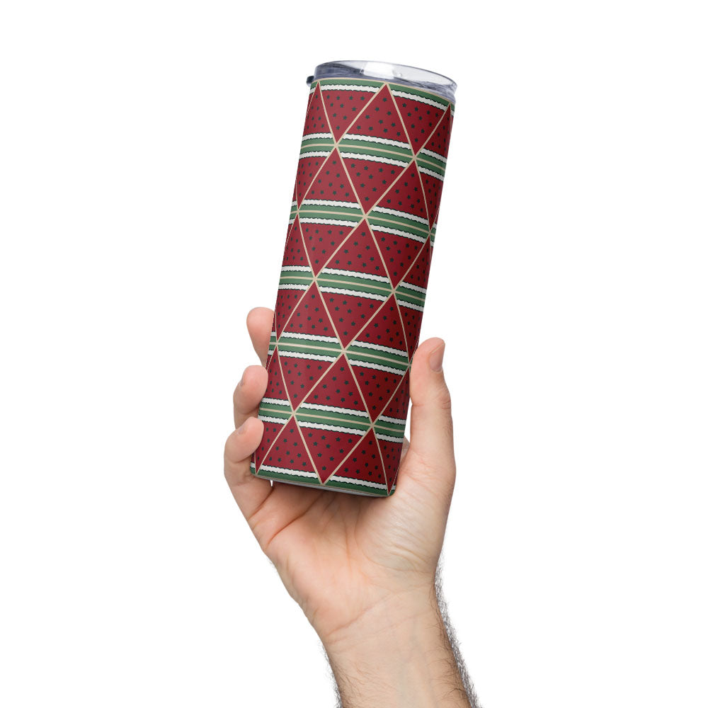 Palestine Watermelon Stainless Steel Tumbler