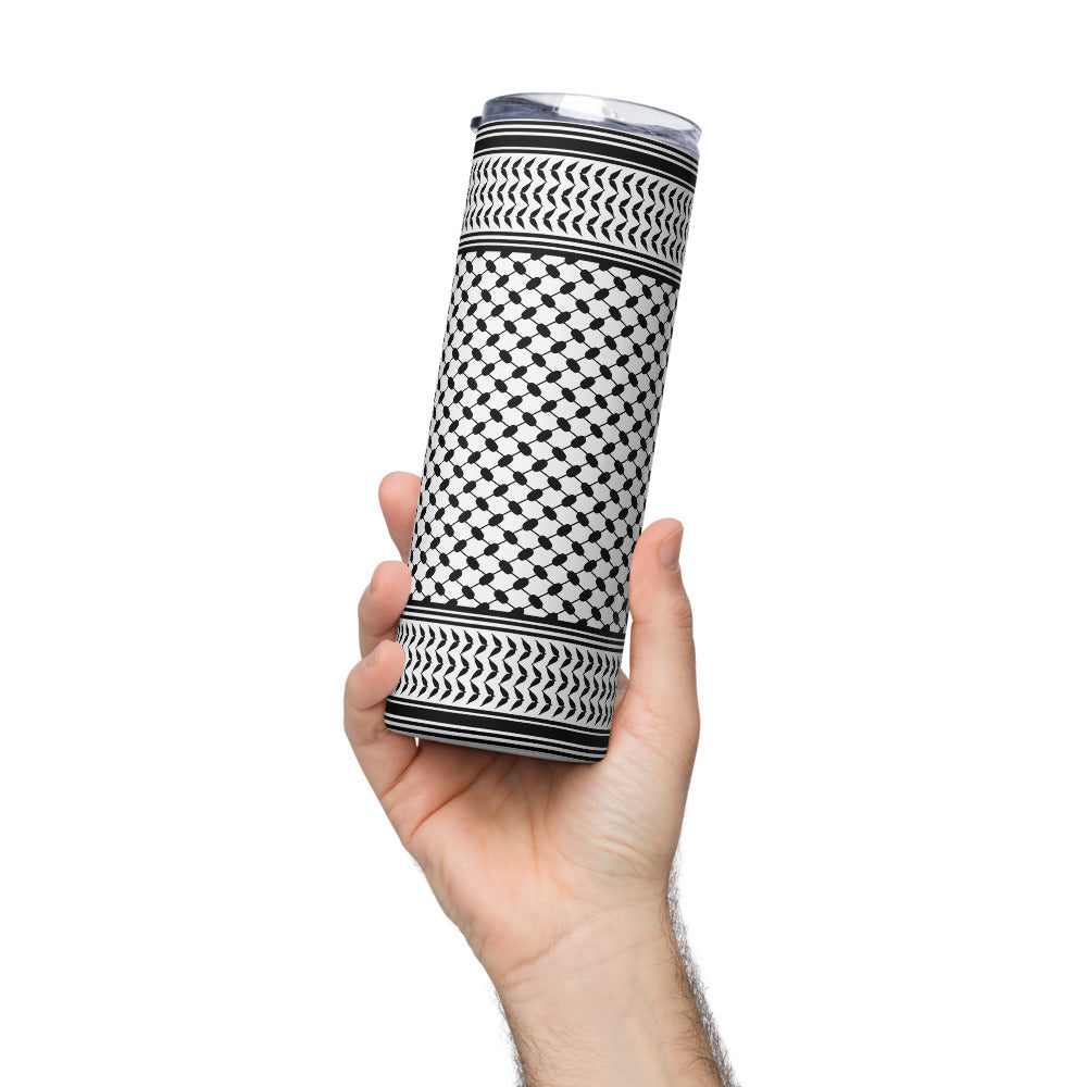 Palestinian Kufiyah Stainless Steel Tumbler