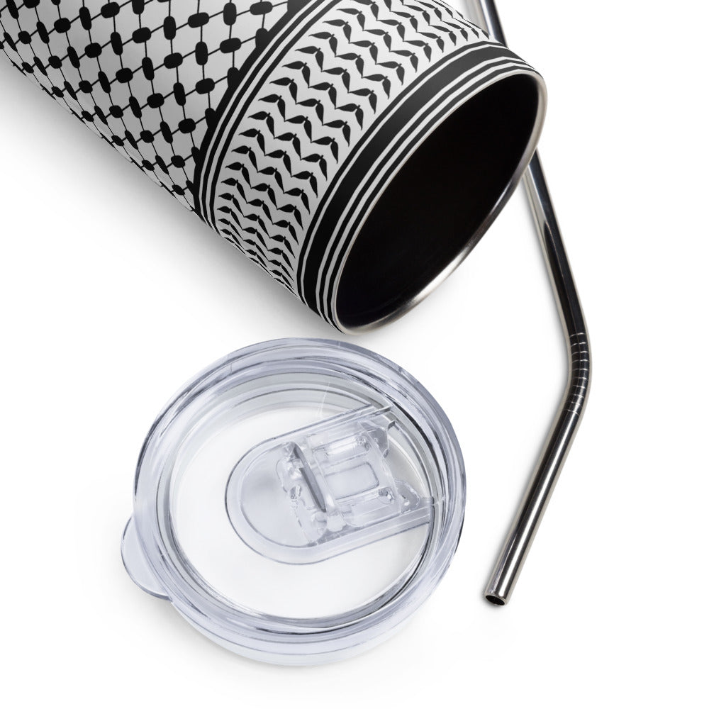 Palestinian Kufiyah Stainless Steel Tumbler