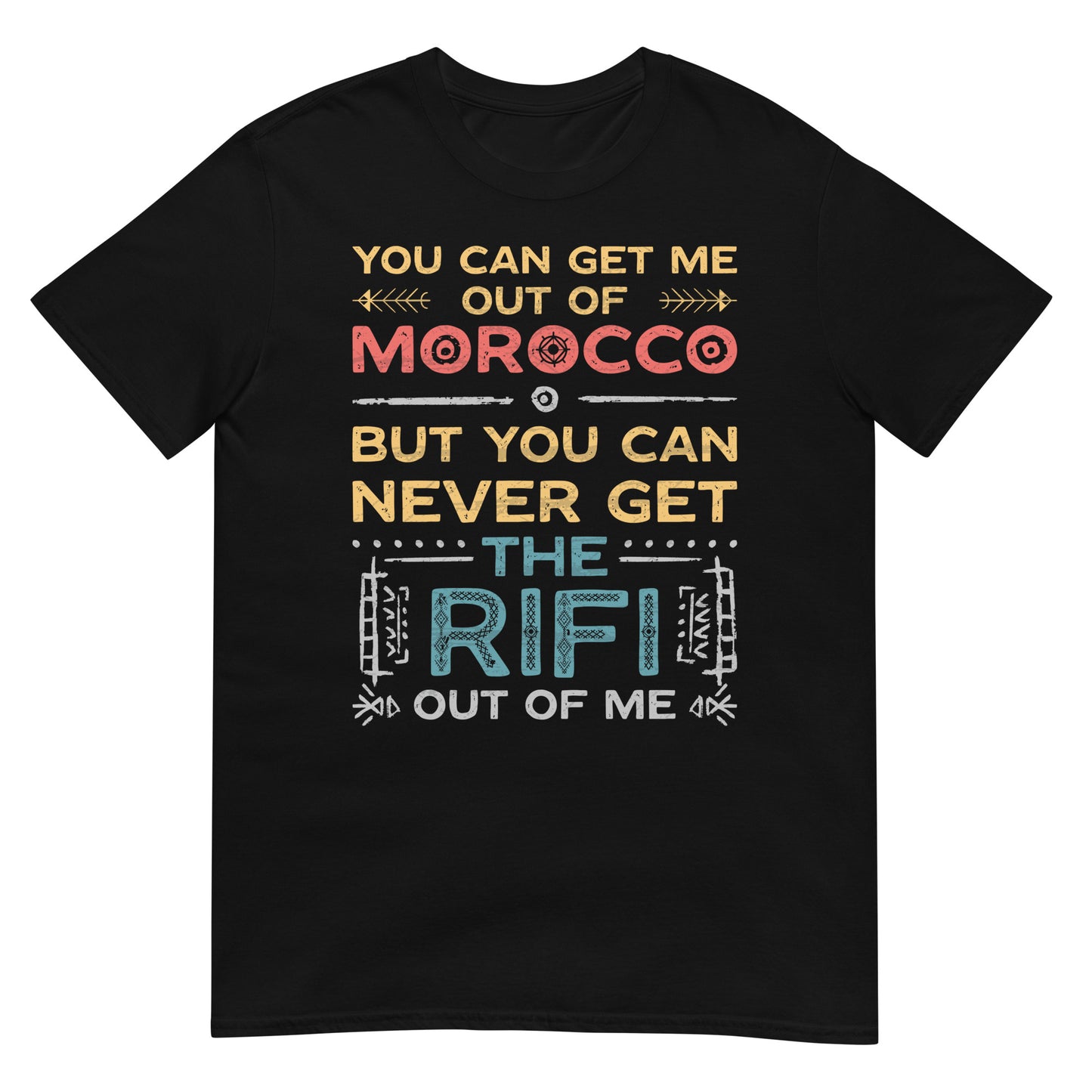 Moroccan Patriotic Quote Unisex T-shirt