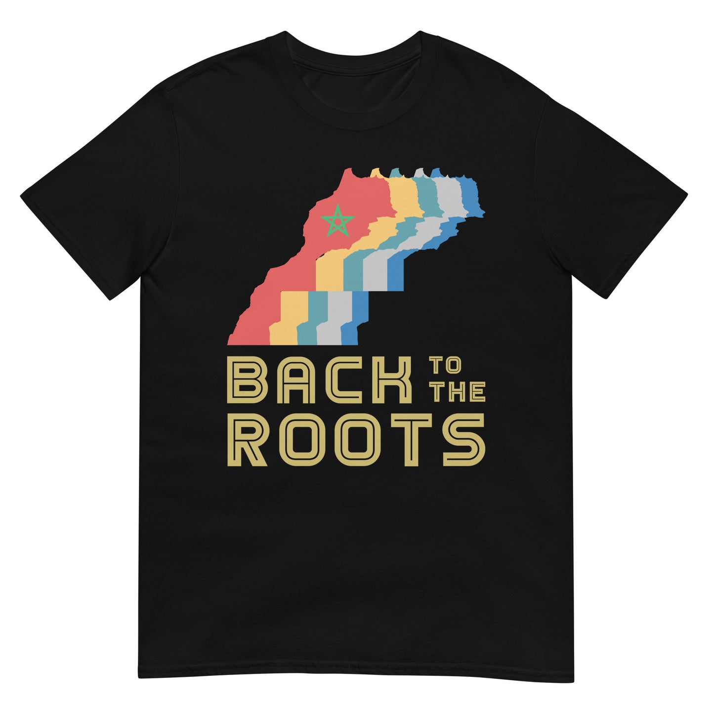 Back to the Roots - Morocco Map Unisex T-shirt