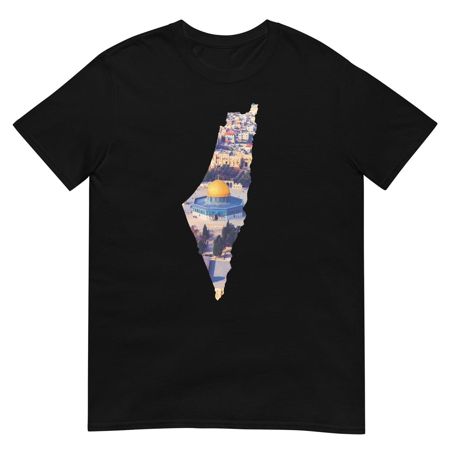 Palästina-Karte mit Al-Quds Unisex T-Shirt