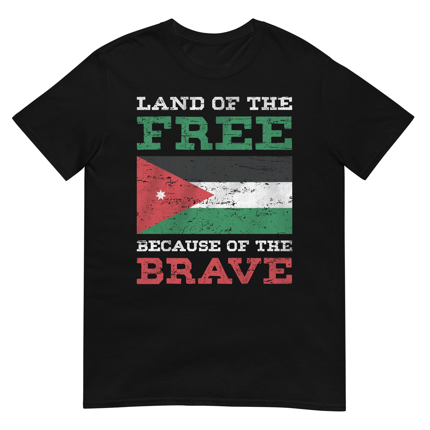 Terre de liberté à cause des courageux - Jordan T-shirt unisexe