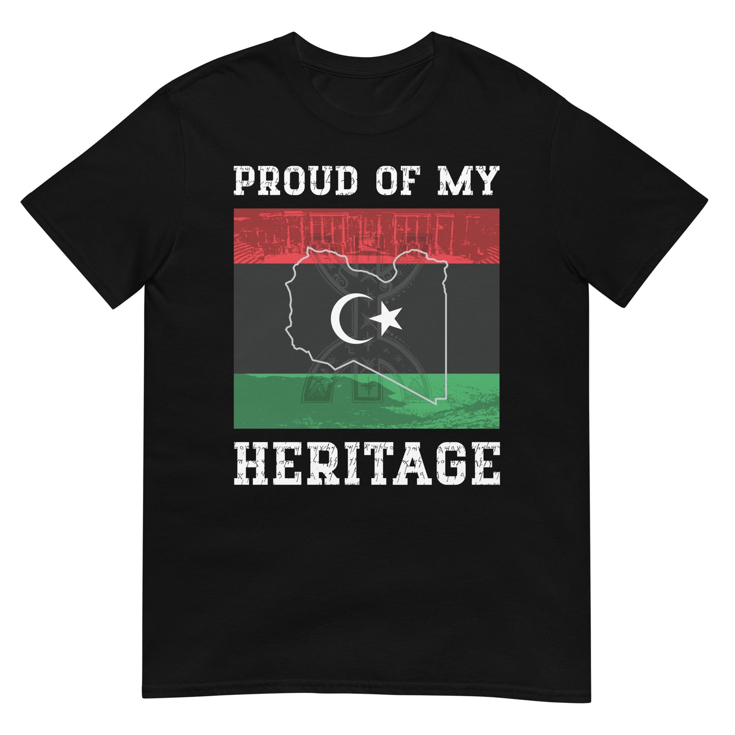 Stolz auf mein Erbe – Libyen Unisex T-Shirt