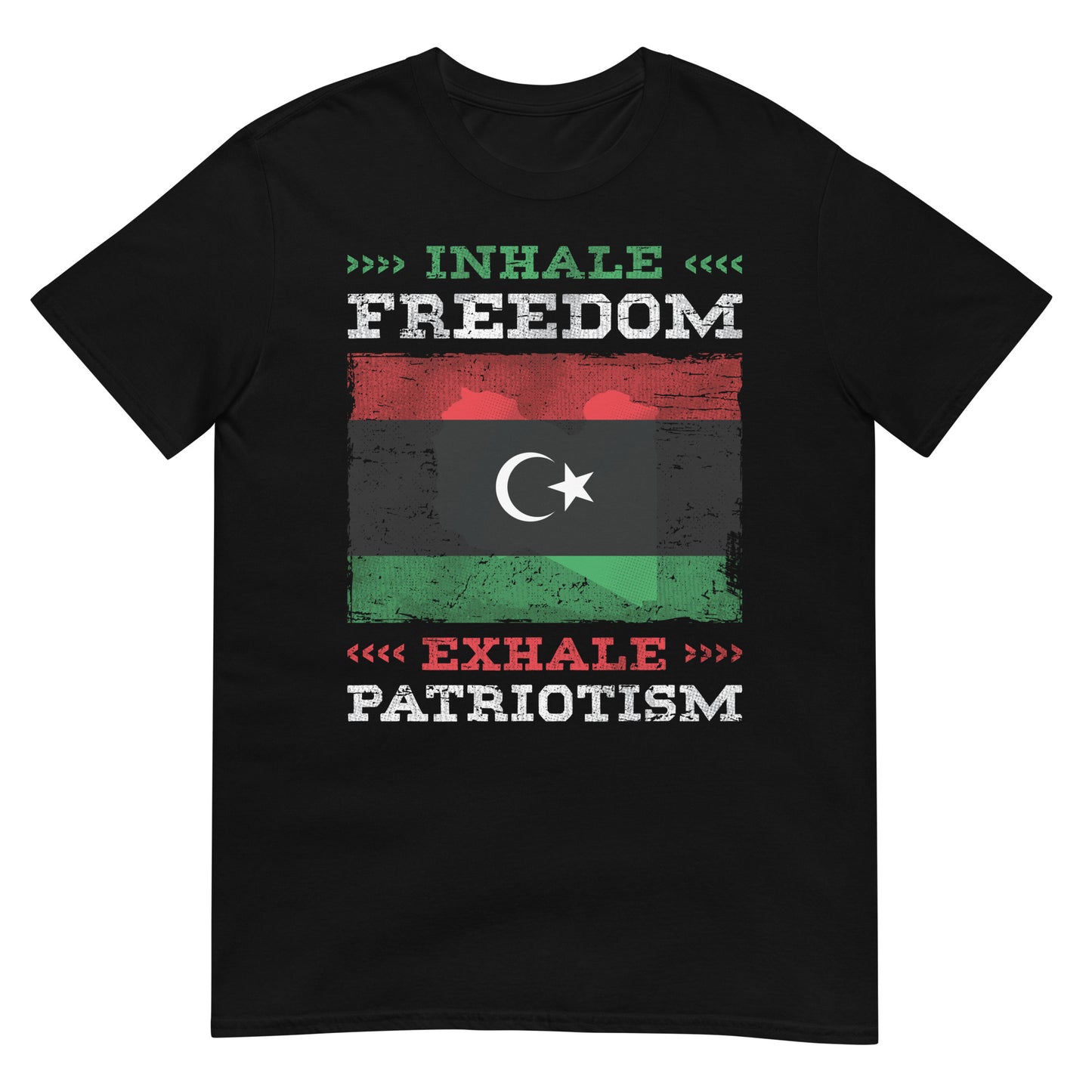 Inspirez la liberté Expirez le patriotisme - Libye T-shirt unisexe