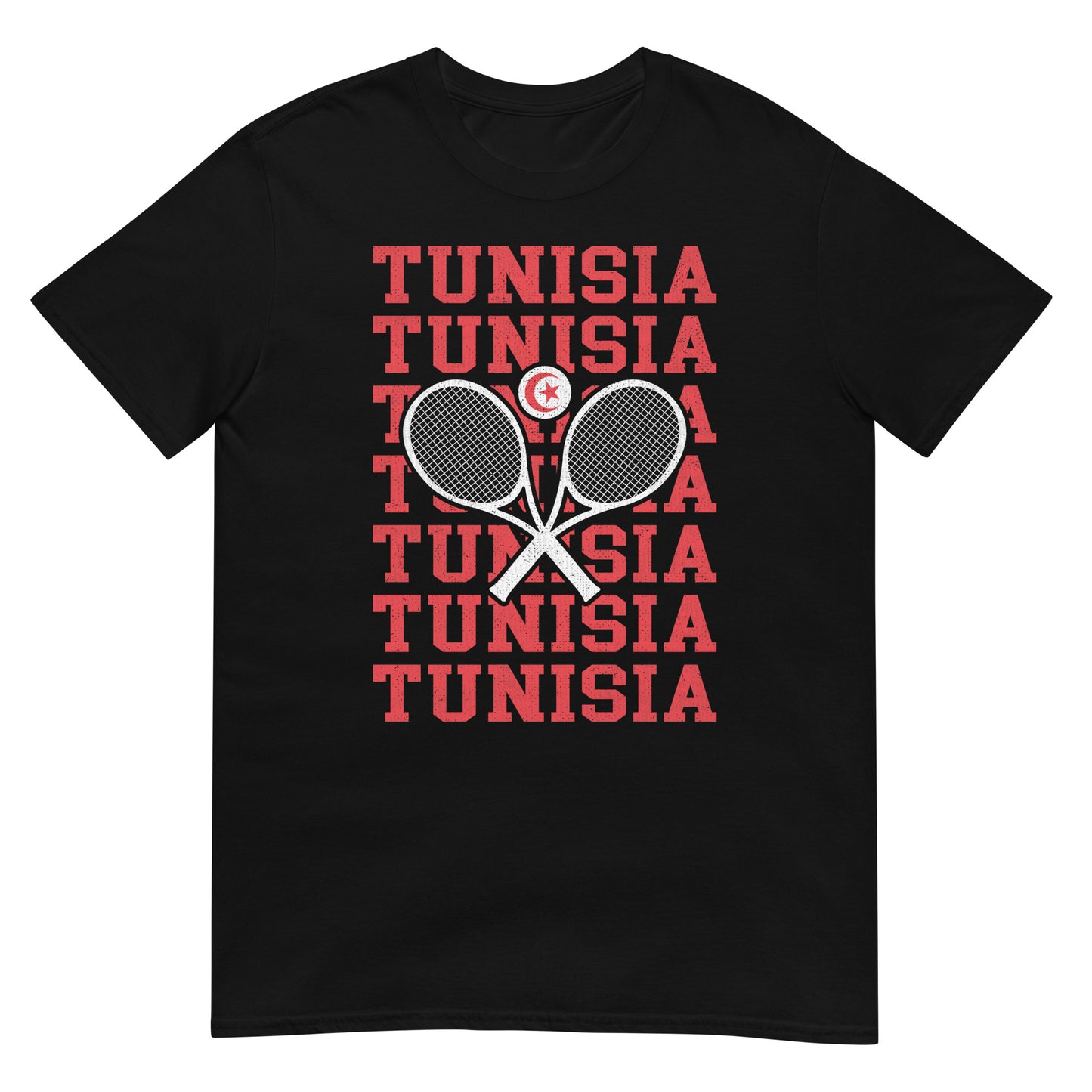 Tunisia Tennis - Flag Color Unisex T-shirt