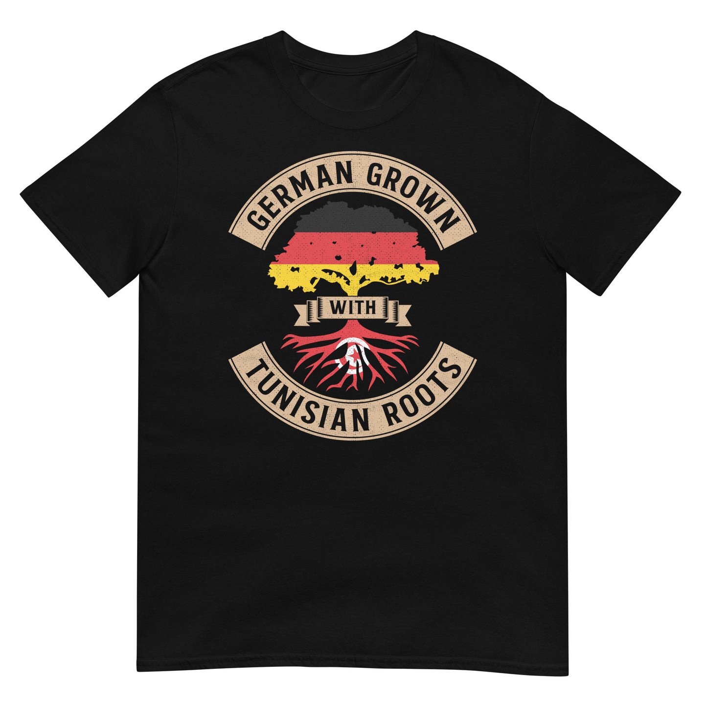 Deutsch gewachsen mit tunesischen Wurzeln - Unisex T-Shirt