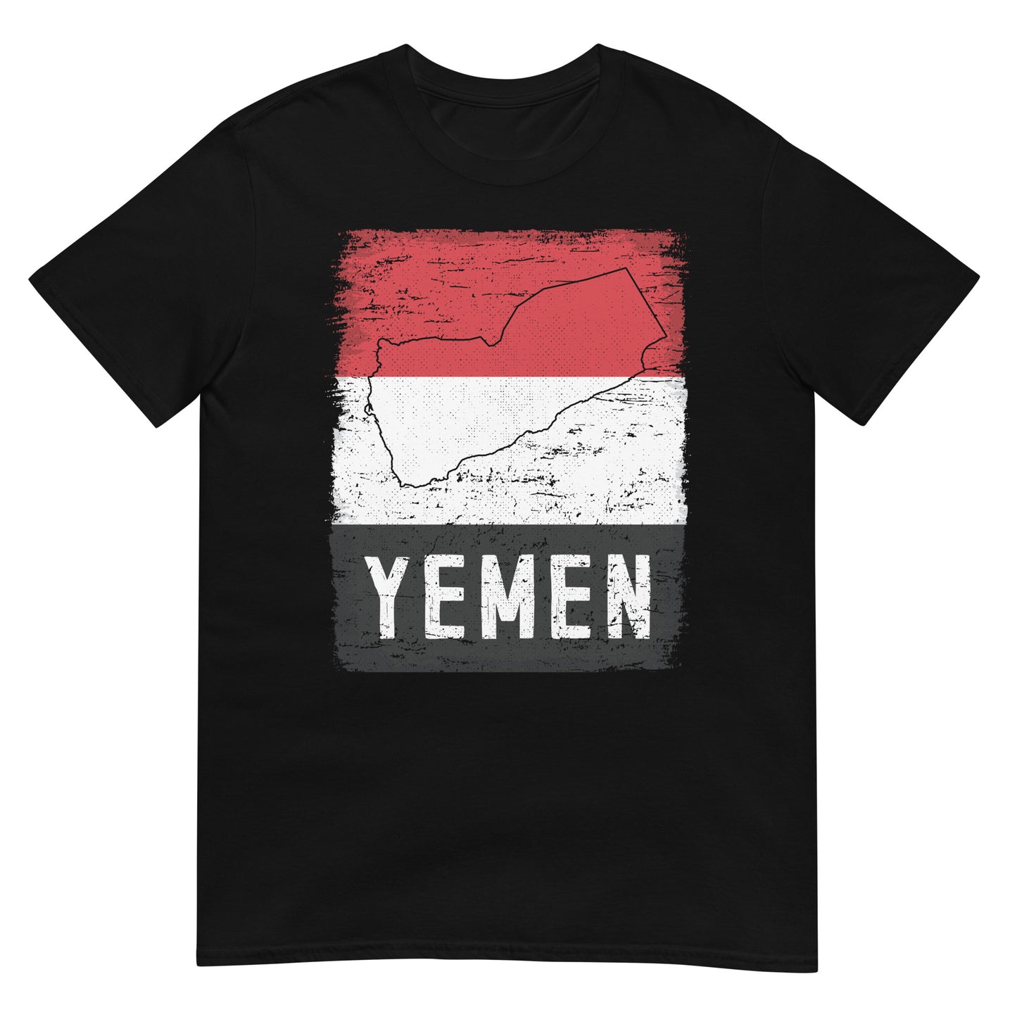 Drapeau et carte du Yémen T-shirt unisexe