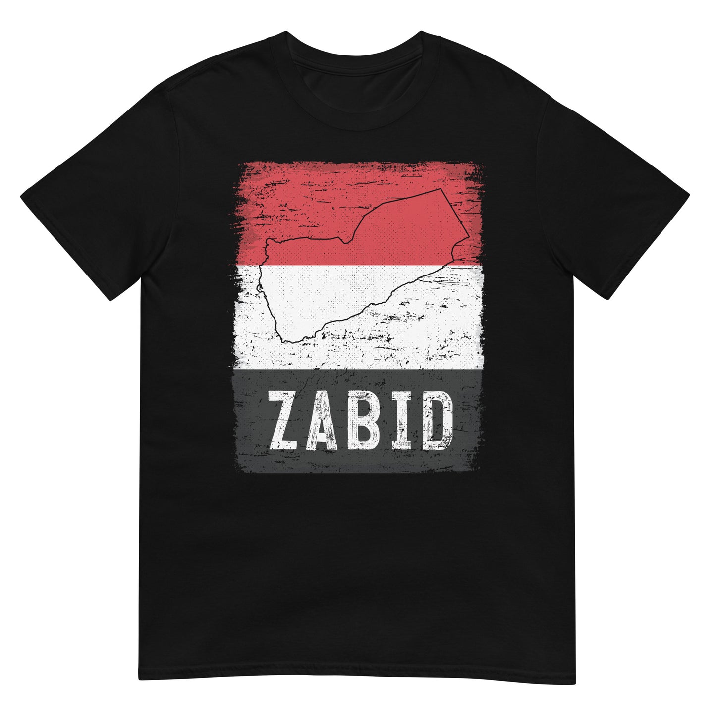 Drapeau et ville du Yémen - Zabid T-shirt unisexe