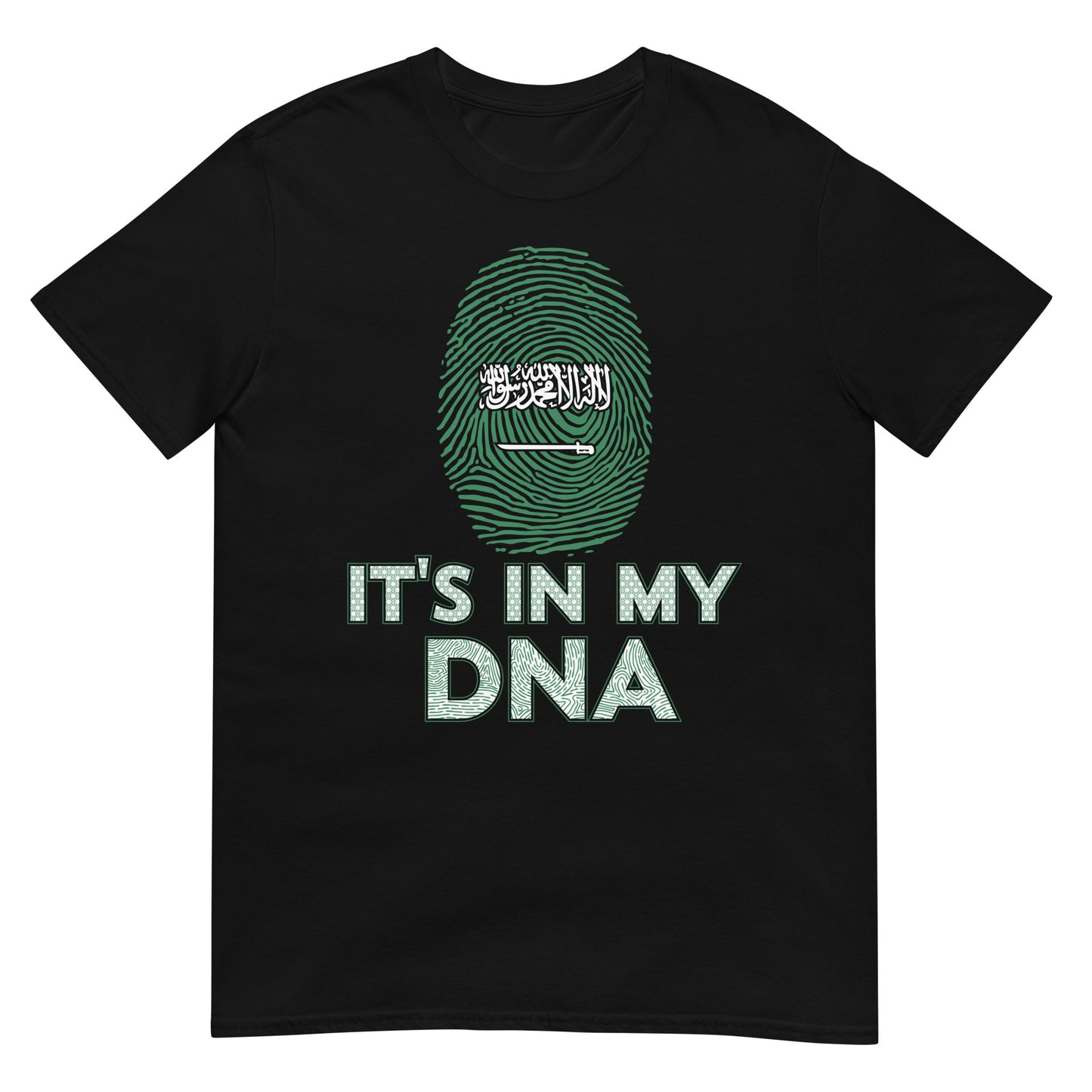 Es liegt in meiner DNA - Saudi-Arabien Fingerabdruck Unisex T-Shirt