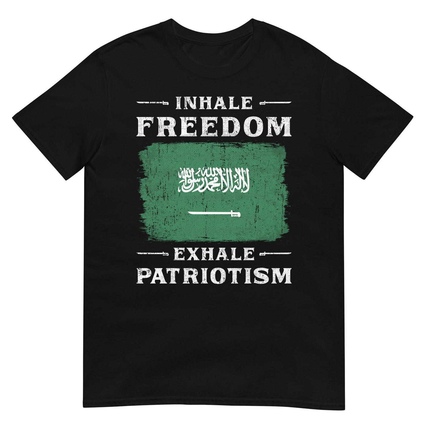 Einatmen Freiheit Ausatmen Patriotismus - Saudi-Arabien Unisex T-Shirt