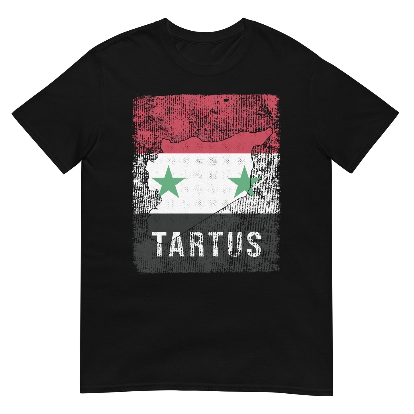 Syrien Flagge, Karte & Stadt - Tartus Unisex T-Shirt