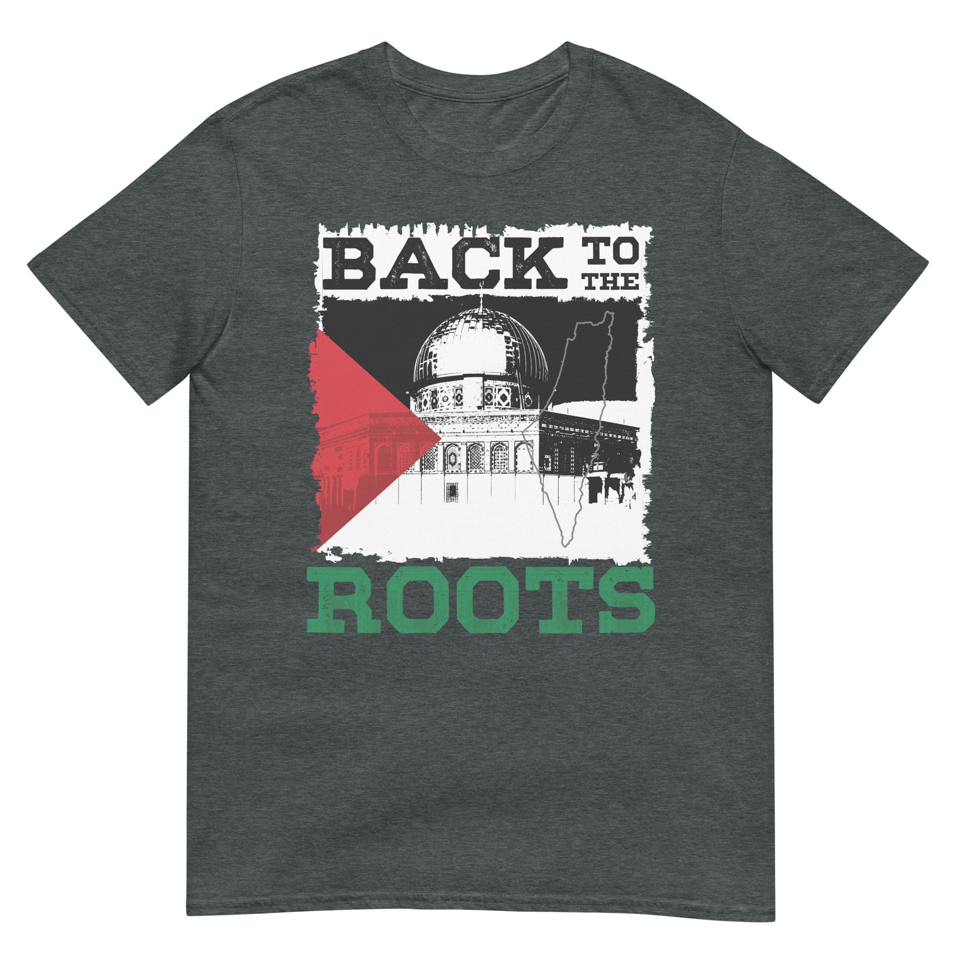 Back to the Roots - Palestine Unisex T-shirt Dark Heather