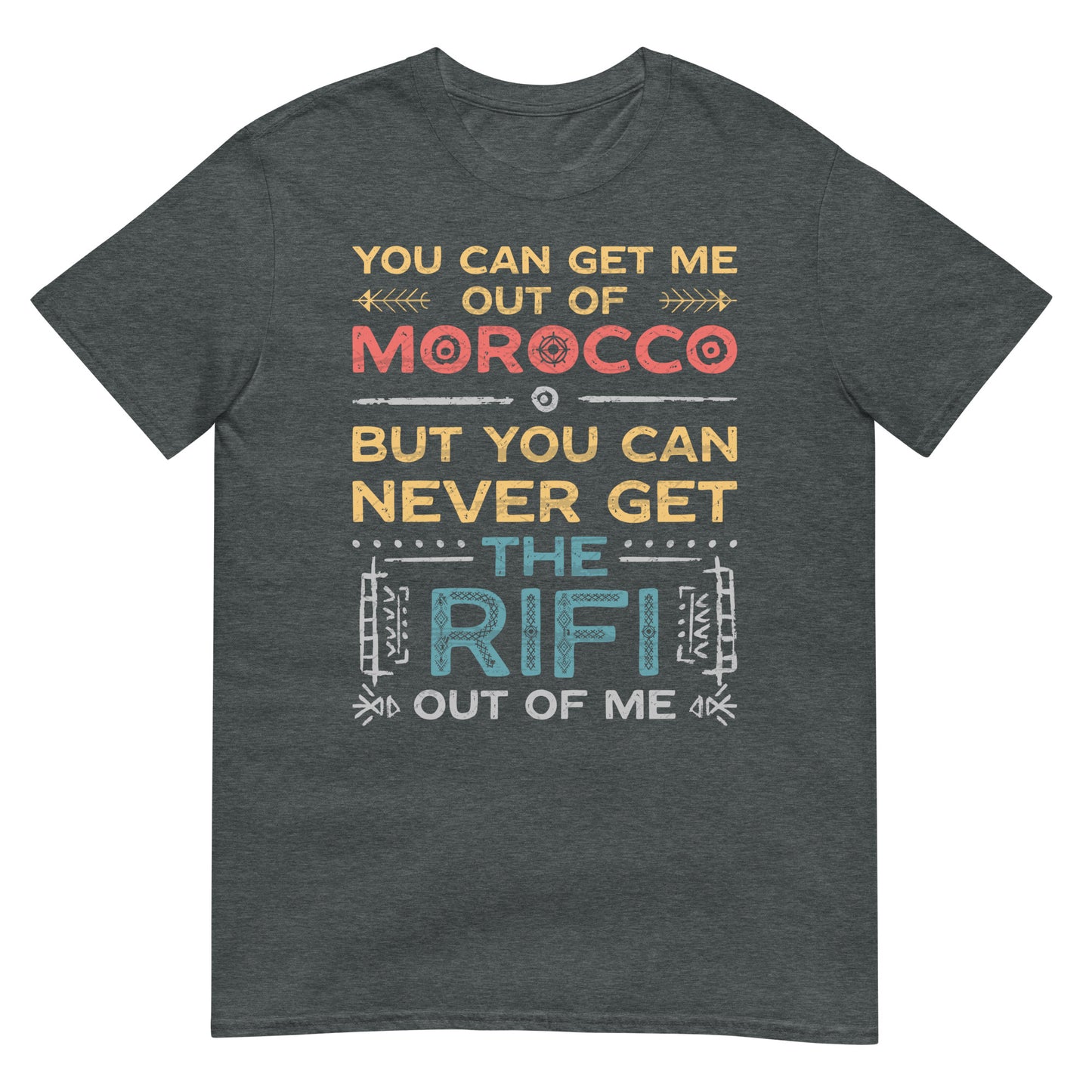 Moroccan Patriotic Quote Unisex T-shirt