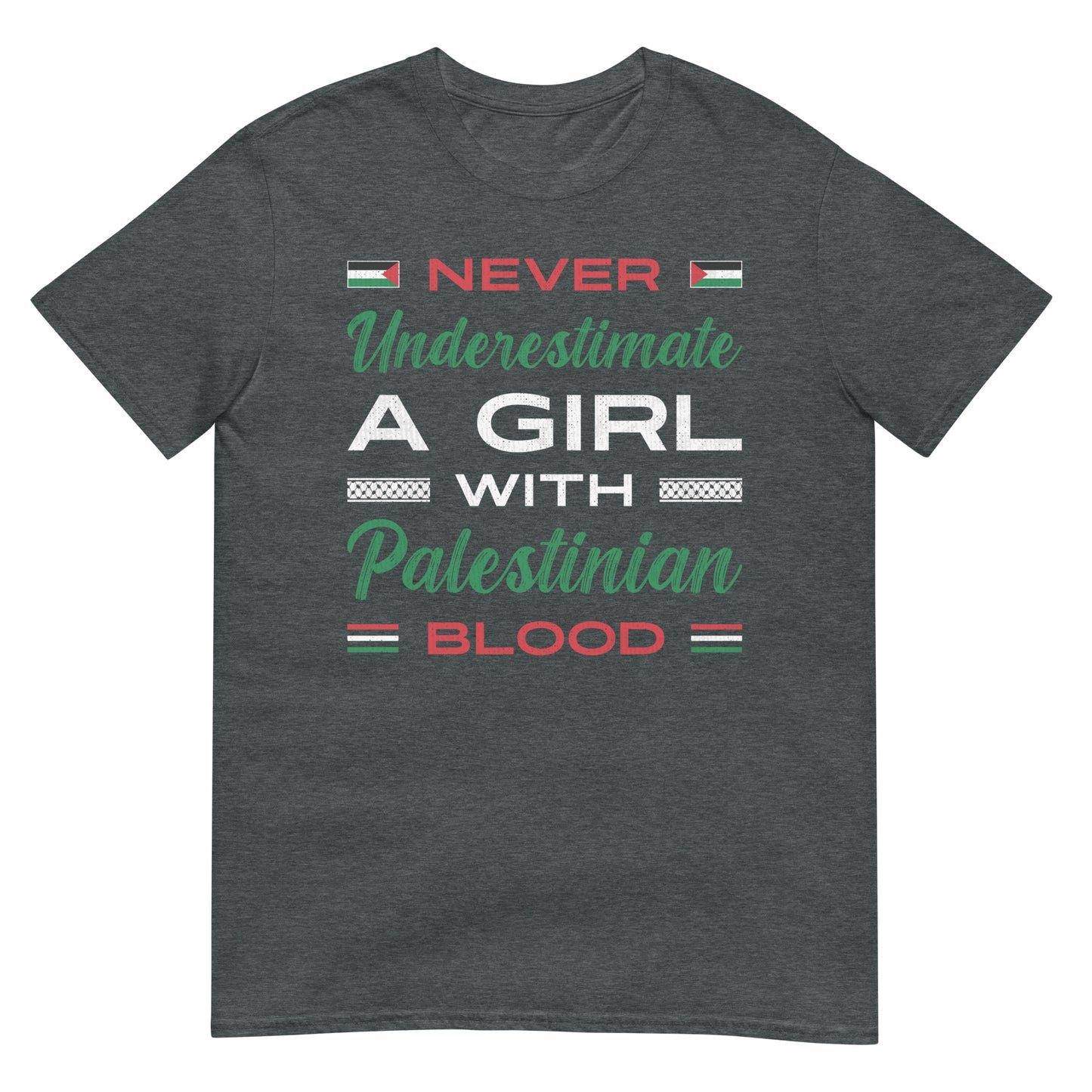 T-shirt unisexe de citation de fille de sang palestinienne